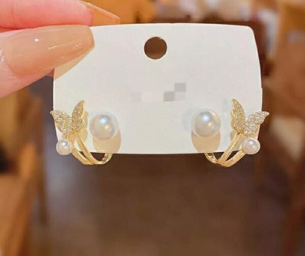 Butterfly earcuffs